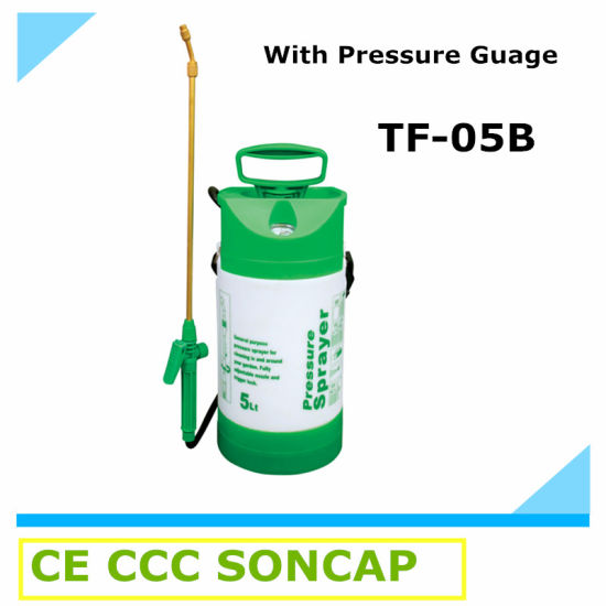 5升小型塑料气压式手动喷雾器，用于农场和花园（TF-05B）